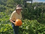 Geneviève (Ain) - Doyenne des jardiniers des Jardins de la Providence